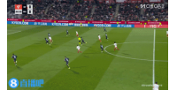 进球被吹反被进！上半场临结束 奥纳西无人盯防破门，皇马0-1落后