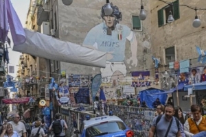 罗体：那不勒斯的马拉多纳壁画游览区可能再次关闭